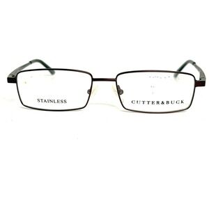 Cutter & Buck Muirfield Brown Stainless Steel‎ Eyeglass Frames 53-16-140mm